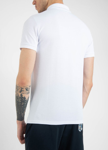 Белая футболка-поло для мужчин Moncler с логотипом