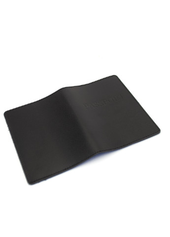 Обложка на паспорт кожаная мужская HC-05 (черная) HandyCover однотонные чёрные деловые