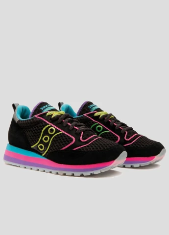 Черные кроссовки Jazz Triple Saucony чёрные всесезоны (253268066)