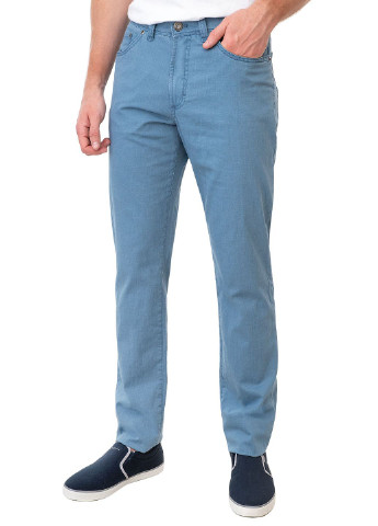 Голубые летние брюки Gardeur