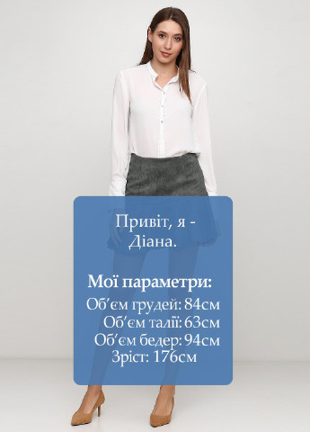 Серо-зеленая кэжуал однотонная юбка Missguided клешированная