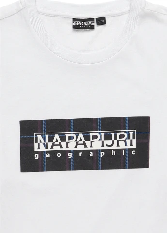Біла футболка Napapijri