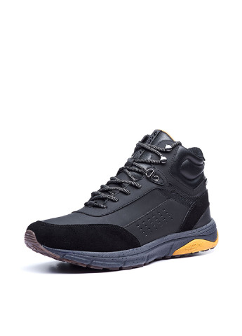 Черные осенние мужские кроссовки Lotto со шнурками
