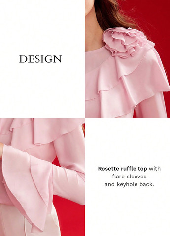 Світло-рожева блуза SHEIN