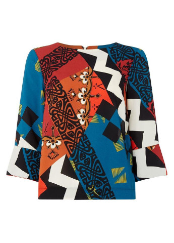 Комбинированная демисезонная блуза Biba