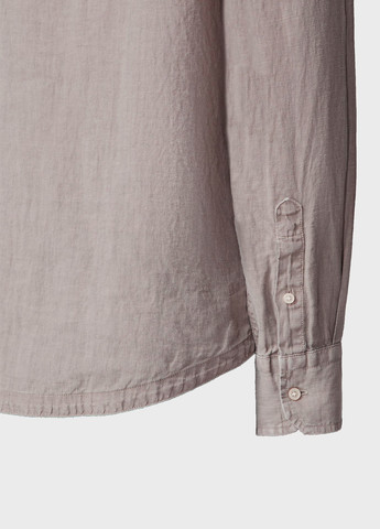 Серая кэжуал рубашка однотонная Replay