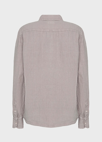 Серая кэжуал рубашка однотонная Replay