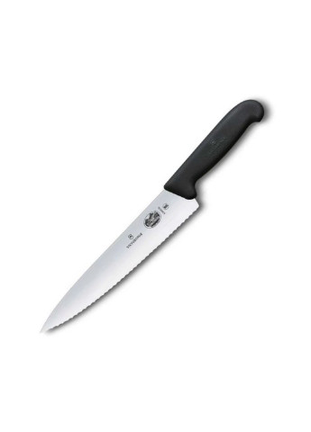 Кухонный нож Fibrox Carving 19 см Serrated Black (5.2033.19) Victorinox (254065700)