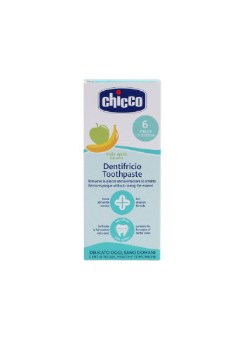Детская зубная паста Яблоко-Банан 50 мл (02320.10) Chicco (254084461)