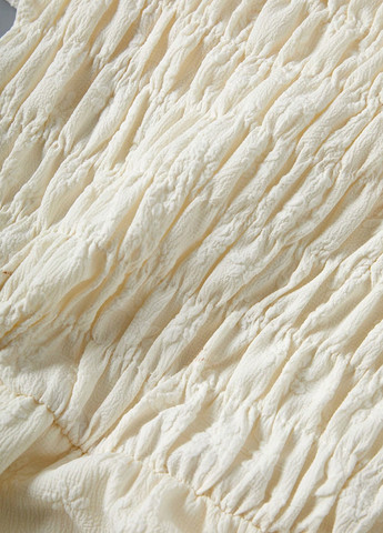 Белоснежное кэжуал платье клеш, с открытыми плечами SHEIN однотонное