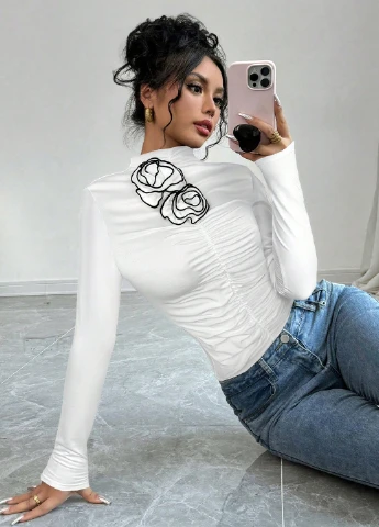 Белая блуза SHEIN