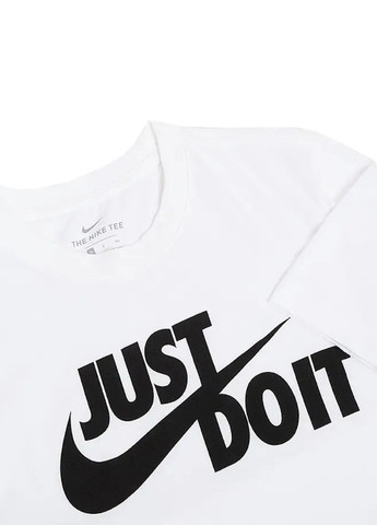 Белая футболка ar5006-100_2024 Nike M NSW TEE JUST DO IT SWOOSH