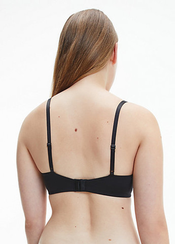 Черный демисезонный комплект (лиф, трусики) Calvin Klein