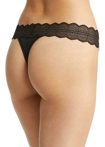 Черный демисезонный комплект (лиф, трусики) Calvin Klein