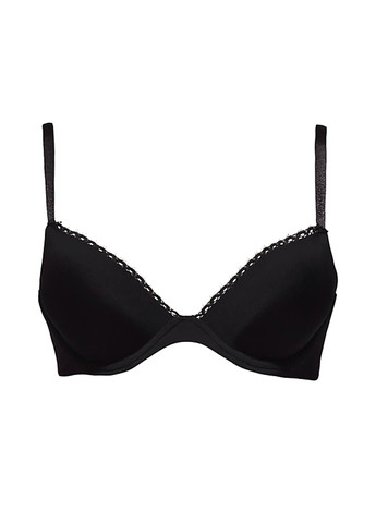 Черный демисезонный комплект (лиф, трусики) Calvin Klein
