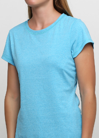 Голубая летняя футболка Lur