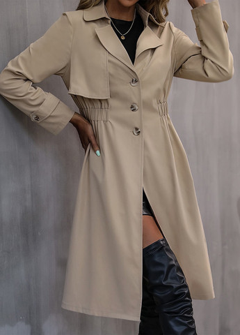 Плащ SHEIN тренчкот на гудзиках демісезон (339052766)