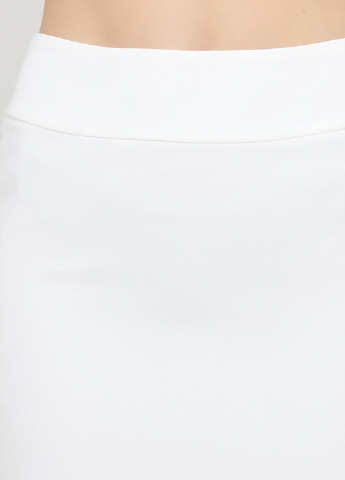 Молочная офисная однотонная юбка Olga Shyrai for PUBLIC&PRIVATE карандаш