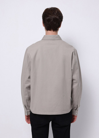 Бежевая кэжуал рубашка однотонная Colin's