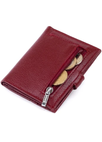 Жіночий шкіряний гаманець-візитниця 10х8х1,5 см st leather (252133905)