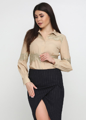 Светло-бежевая демисезонная блуза Marta Palmieri