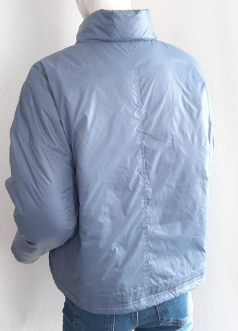 Серо-голубая демисезонная куртка женская демисезонная Nobrend