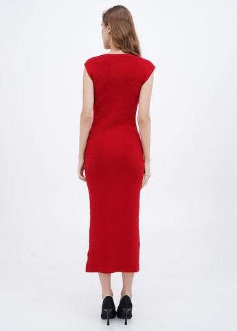 Червона кежуал сукня силуетна J.Crew однотонна