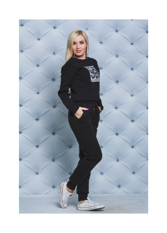 Спортивні штани 02031/1 58 Чорні Versal (223357283)