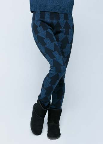 Темно-синие кэжуал зимние зауженные брюки Sewel