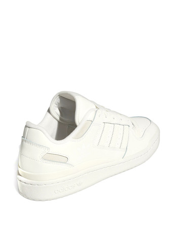 Белые летние кроссовки adidas FORUM LOW