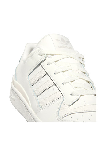 Белые летние кроссовки adidas FORUM LOW