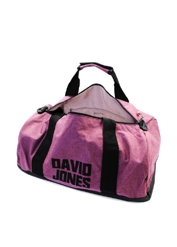 Дорожня сумка David Jones напис пурпурна кежуал