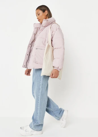 Рожева зимня куртка Missguided