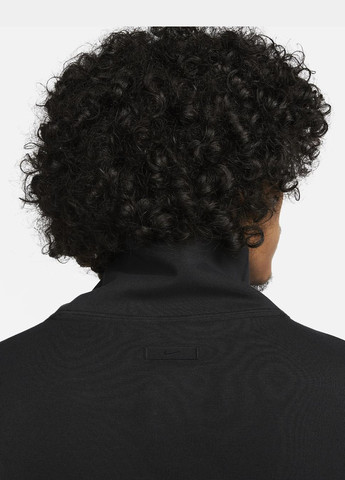 Черный свитшот fb8169-010 Nike однотонный без декора (321974945)