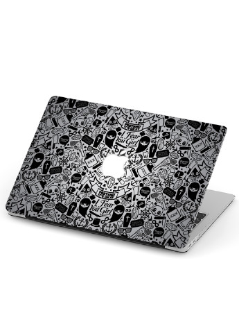 Чохол пластиковий для Apple MacBook Pro Retina 15 A1398 Паттерн черепа (Skull pattern) (6353-2453) MobiPrint (218867750)