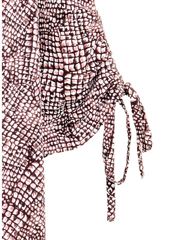 Комбінована кежуал сукня H&M з абстрактним візерунком