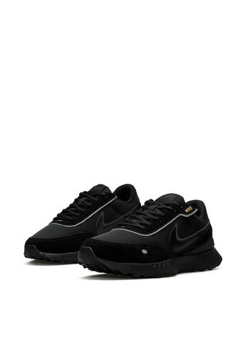 Чорні всесезон кросівки Nike Waffle All Black