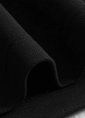 Черная футболка-поло для мужчин SHEIN однотонная