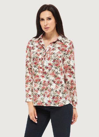Комбинированная демисезонная блуза DANNA