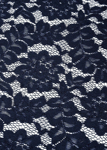 Темно-синее вечернее платье SHEIN однотонное