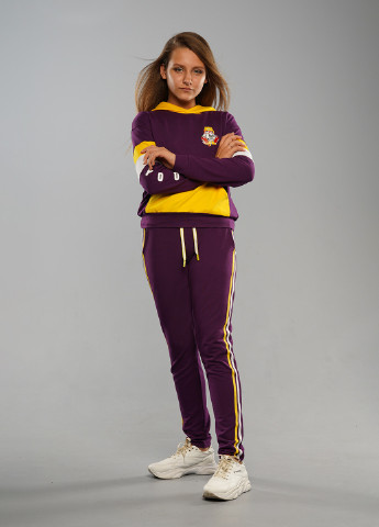 Фіолетовий демісезонний спортивний костюм з малюнком Sinthia (192445494)