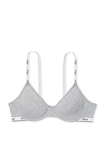 Серый демисезонный комплект (бюстгальтер, трусики) Victoria's Secret