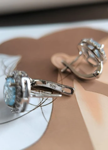 Серьги Silver Flame (354214496)