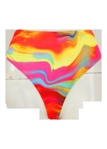 Цветные купальные трусики-плавки с абстрактным узором Boohoo