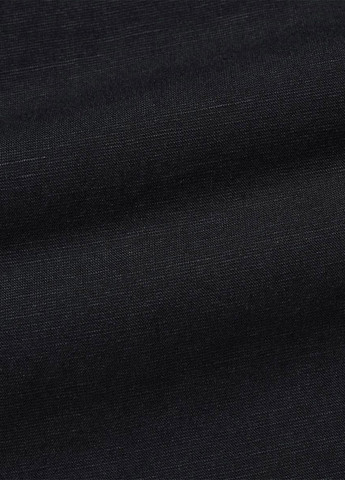 Черное кэжуал платье рубашка Uniqlo однотонное