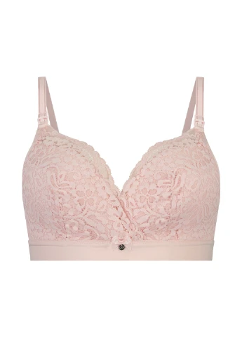 Світло-рожевий мінімайзер бюстгальтер для годуючих Hunkemoller без кісточок поліамід