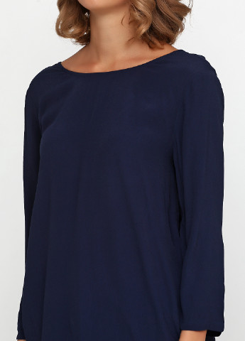 Темно-синяя демисезонная блуза Minimum
