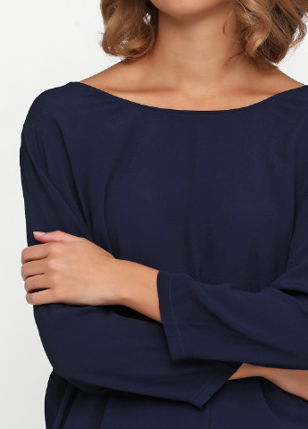 Темно-синяя демисезонная блуза Minimum