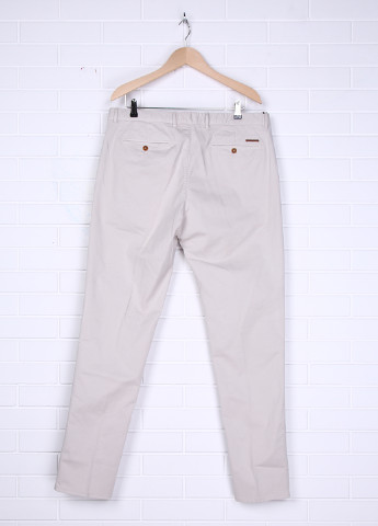 Серые кэжуал демисезонные брюки Massimo Dutti
