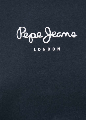 Черная летняя футболка Pepe Jeans London